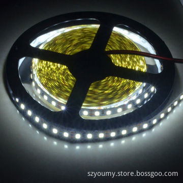 12V non-waterproof 2835 600 LEDs 5M cool white flexible LED strip, 12000lm